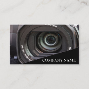 Camera Lens Photography Business Card
