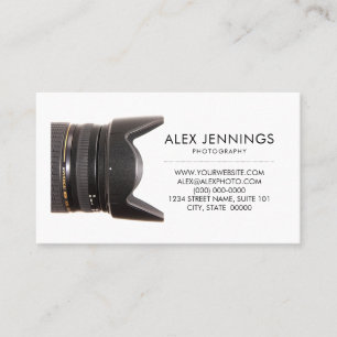 Camera Lens Photography Business Card