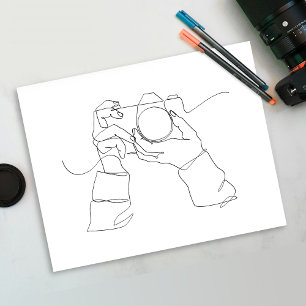 Camera Line Art One line Art Poster
