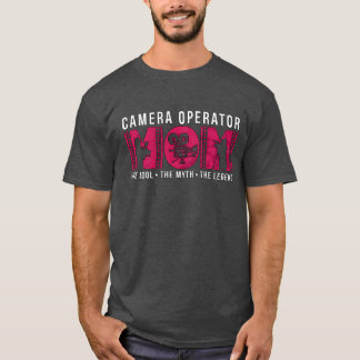 Camera Operator Momhe Idolhe Videographer boy T-Shirt