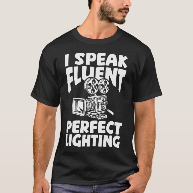 Camera Operator Visual Storytelling - Film Cinemat T-Shirt (Front)