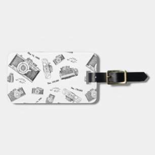 camera photo luggage tag