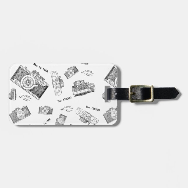 camera photo luggage tag (Front Horizontal)