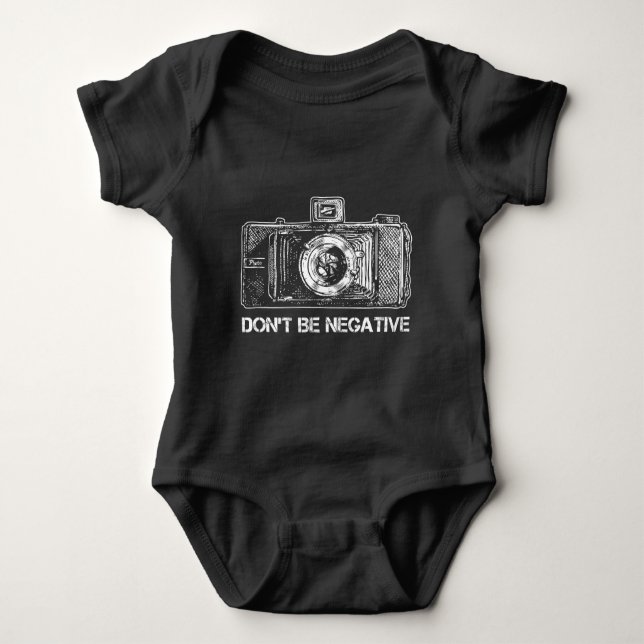 Camera Photographer cameraman Photography Baby Bodysuit (Front)