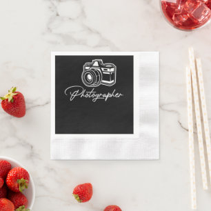 Camera Photographer Lens Cameraman Focus Photograp Napkin