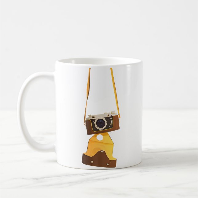 Camera Photographers Gift Vintage Camera Photograp Coffee Mug (Left)