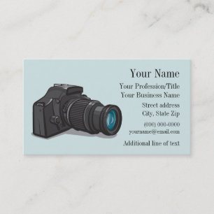 Camera Photography Design Business Card
