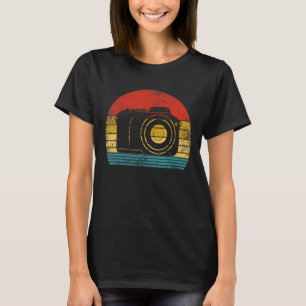 Camera Photography Vintage Retro Photographer Gra T-Shirt