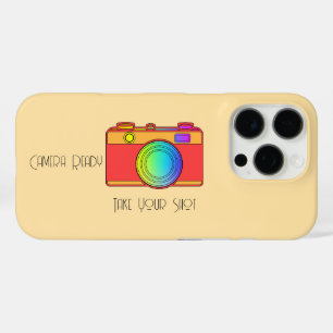 Camera Ready Take Your Shot Beige         iPhone 16 Pro Case