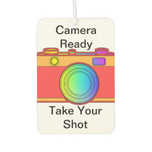 Camera Ready Take Your Shot Car Air Freshener