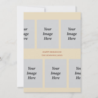 Camera Roll Multi Photo Holiday  Card
