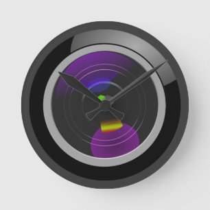 Camera Round Clock