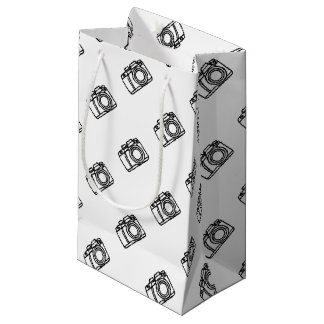 Camera shot small gift bag