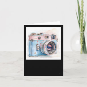 Camera Sticker  Card