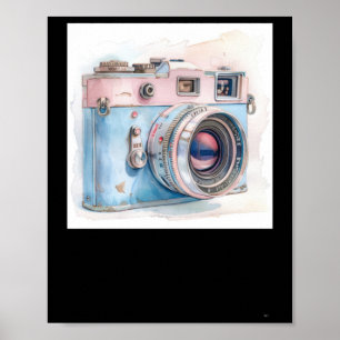Camera Sticker Poster