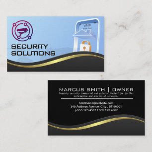 Camera   Tech Cyber Security Business Card