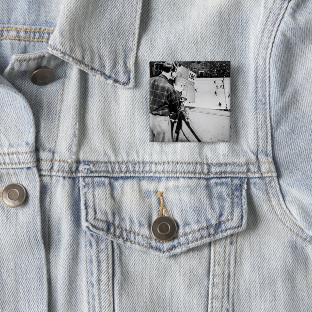 Camera Technician 15 Cm Square Badge (In Situ)
