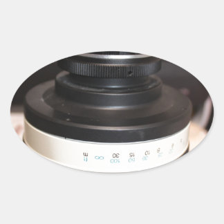 Camera Telescope Lens Oval Sticker