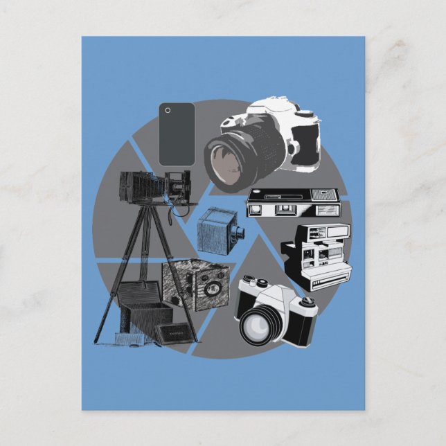 Camera Time Collage Postcard (Front)