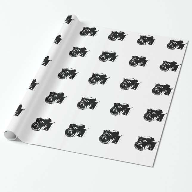 Camera Wrapping Paper (Unrolled)