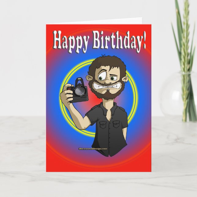 cameraman birthday card (Front)