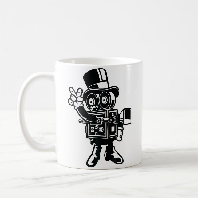 Cameraman Camera Shirt Photography Gifts For Men A Coffee Mug (Left)