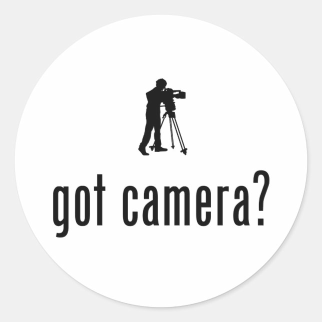 Cameraman Classic Round Sticker (Front)