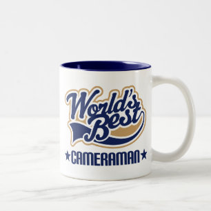Cameraman Gift Two-Tone Coffee Mug