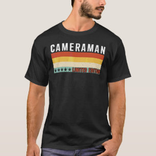 Cameraman Job Title Profession Worker Appreciation T-Shirt