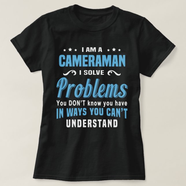 Cameraman T-Shirt (Design Front)