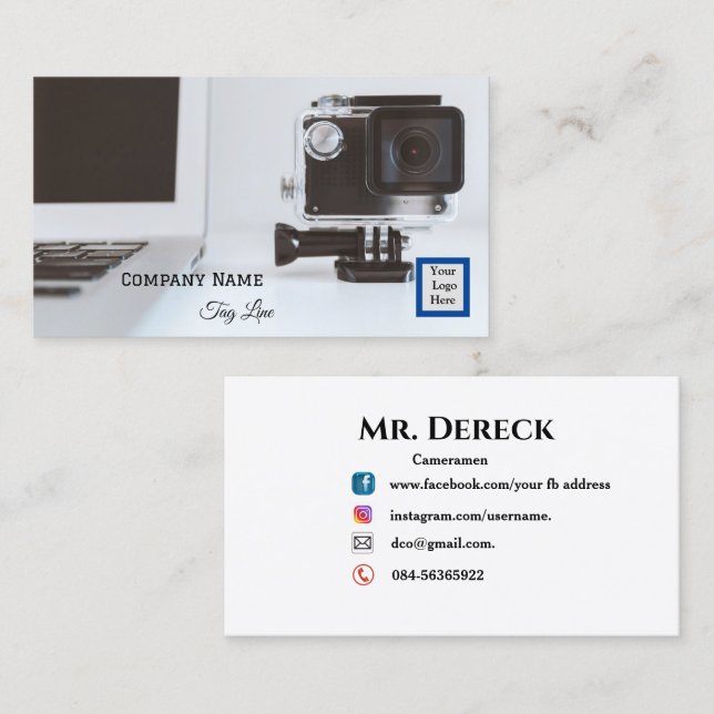 Cameramen Business Card (Front/Back)