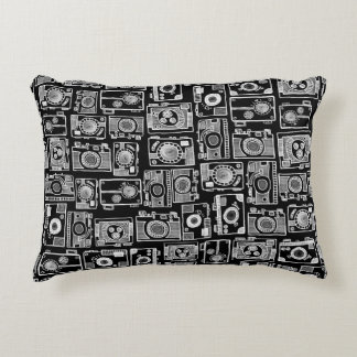 Cameras (Customisable background colour) Decorative Cushion