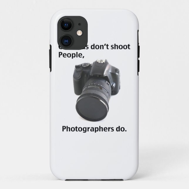 Cameras don't shoot people Case-Mate iPhone case (Back)