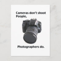 Cameras don't shoot people