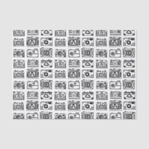 Cameras (Hand-drawn) Tissue Paper