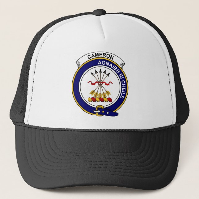 Cameron Clan Badge Trucker Hat (Front)