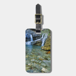 Cameron Falls in Waterton Lakes National Park in Luggage Tag