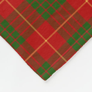 Cameron Family Tartan Plaid Pattern Fleece Blanket
