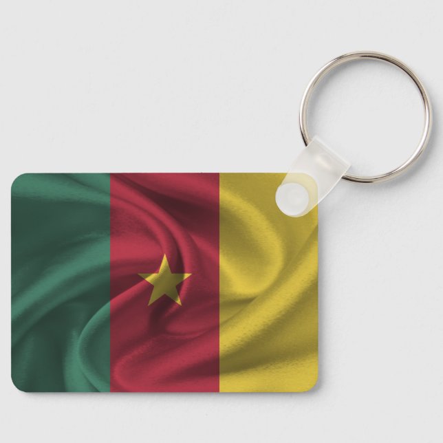 Cameron Flag Keychain (Front)