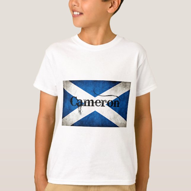cameron grunge flag T-Shirt (Front)