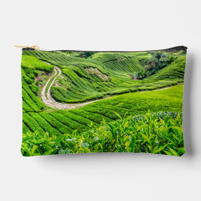 Cameron Highlands Tea Plantation Accessory Pouch (Front)