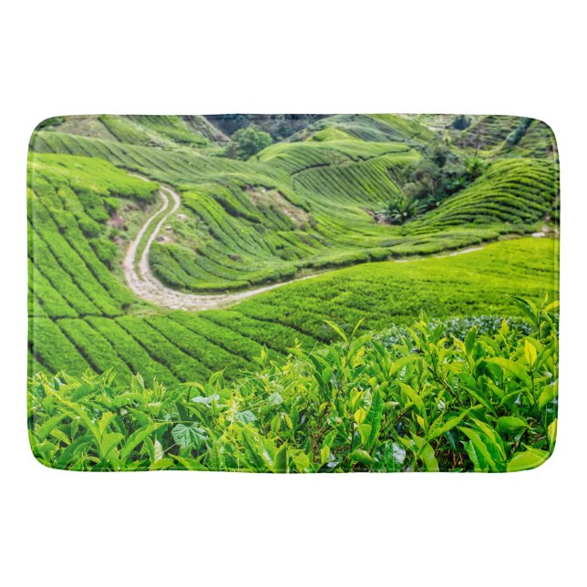 Cameron Highlands Tea Plantation Bath Mat (Front)