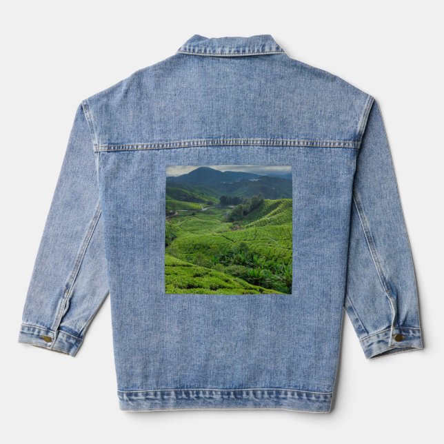 Cameron Highlands Tea Plantation Denim Jacket (Back)