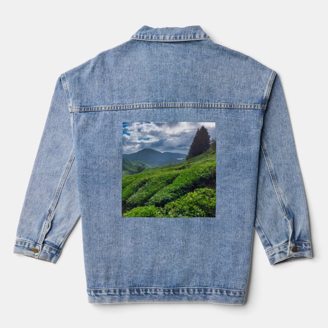 Cameron Highlands Tea Plantation Denim Jacket (Back)