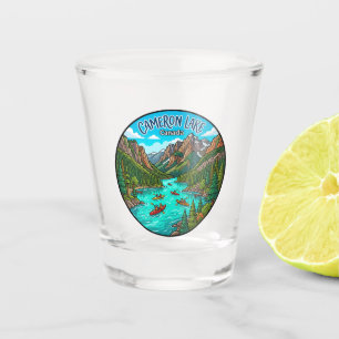 Cameron Lake Canada Shot Glass
