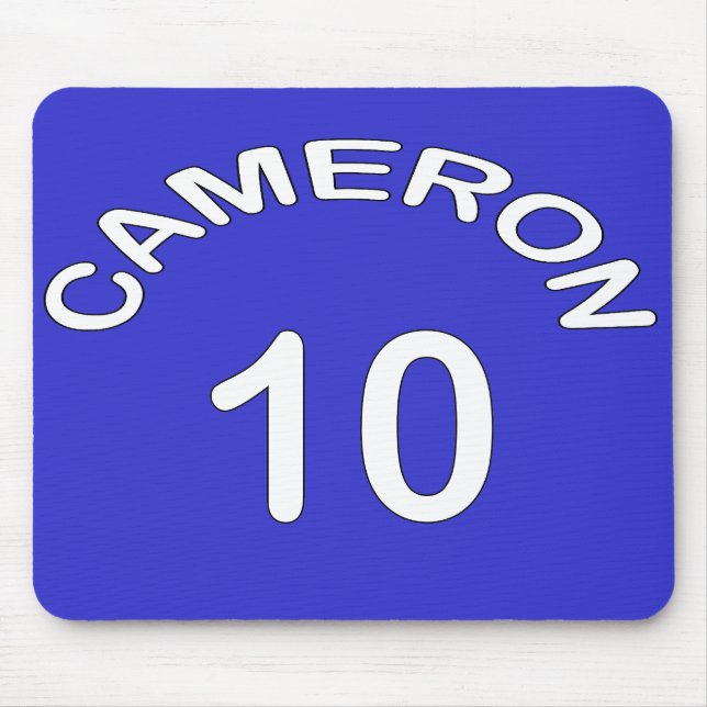 Cameron ~ Number 10 ~ U.K Election Mouse Pad (Front)
