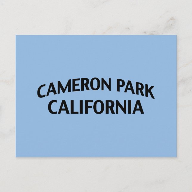 Cameron Park California Postcard (Front)