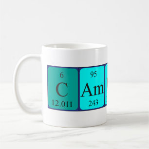 Cameron periodic table name mug