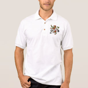 Cameron Tartan Lion Polo Shirt