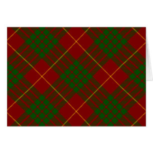 Cameron tartan red green plaid